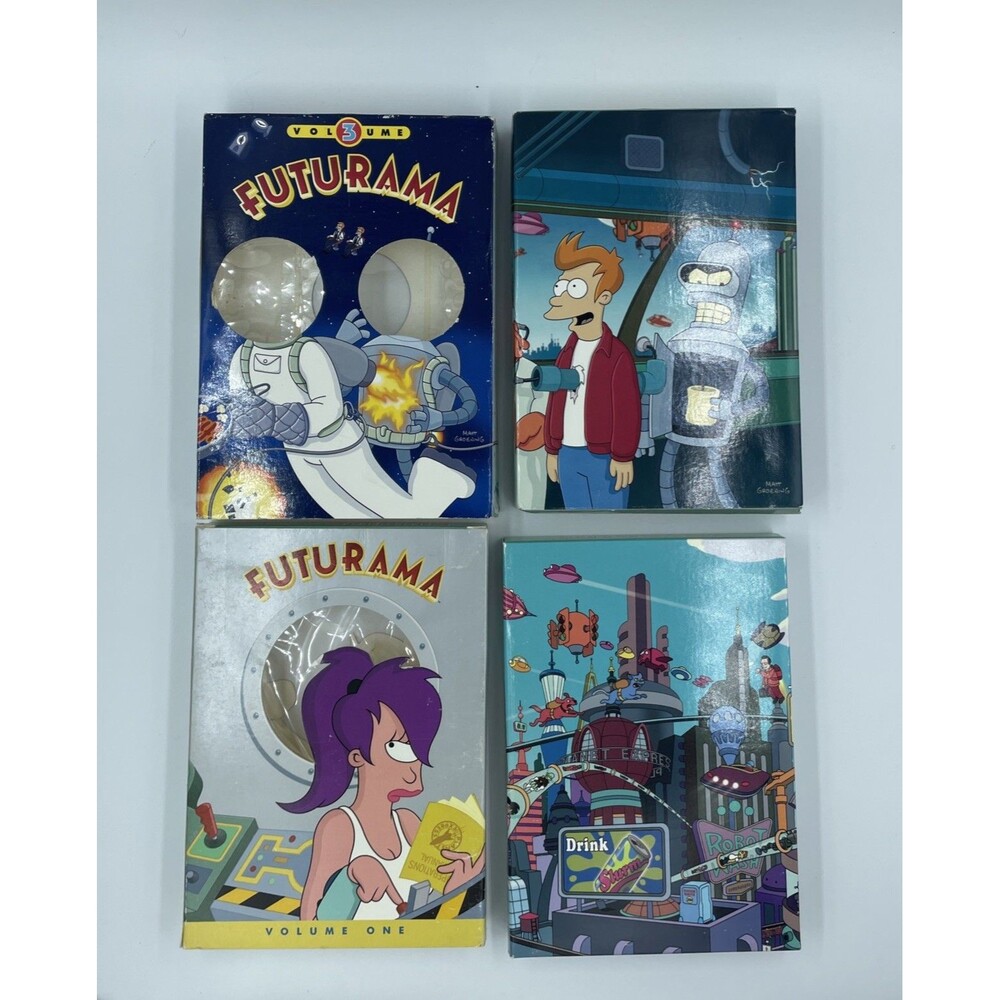 Futurama Volume One And Three set DVD Like New Collectors Edition Window Box